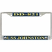 USS Johnston DD-821 License Plate Frame