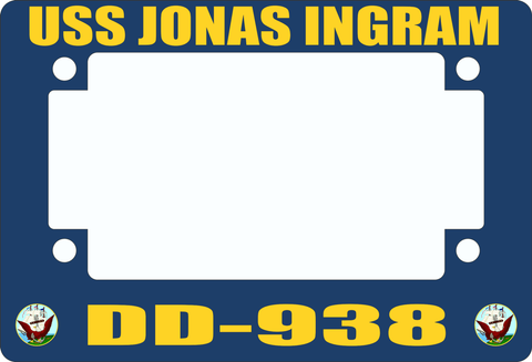 USS Jonas Ingram DD-938 Motorcycle Frame