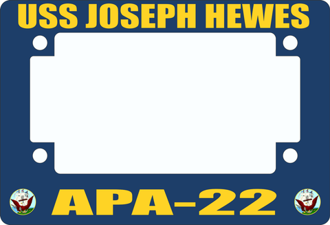 USS Joseph Hewes APA-22 Motorcycle Frame
