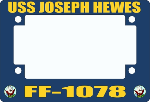 USS Joseph Hewes FF-1078 Motorcycle Frame