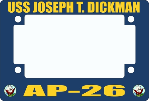 USS Joseph T. Dickman AP-26 Motorcycle Frame