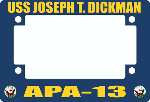 USS Joseph T. Dickman APA-13 Motorcycle Frame