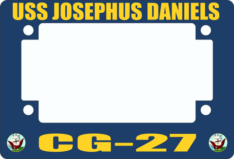 USS Josephus Daniels CG-27 Motorcycle Frame