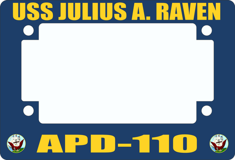 USS Julius A. Raven APD-110 Motorcycle Frame