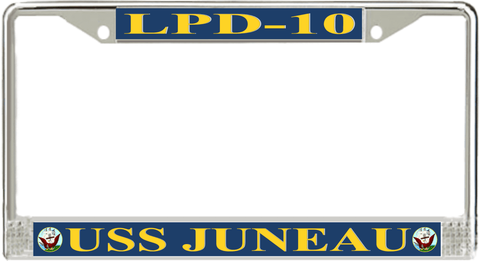 USS Juneau LPD-10 License Plate Frame