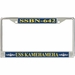 USS Kamehameha  SSBN-642 License Plate Frame
