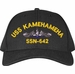 USS Kamehameha SSN-642 with Blue Water Dolphins Custom Embroidered Cap