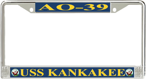 USS Kankakee AO-39 License Plate Frame