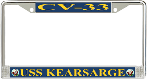 USS Kearsarge CV-33 License Plate Frame