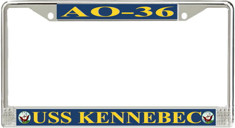 USS Kennebec AO-36 License Plate Frame