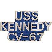 USS Kennedy CV-67 Lapel Pin