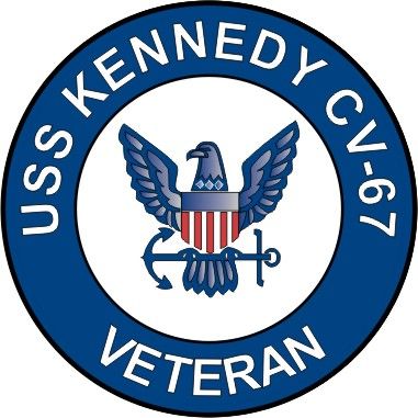 USS Kennedy CV-67 Veteran Decal Sticker