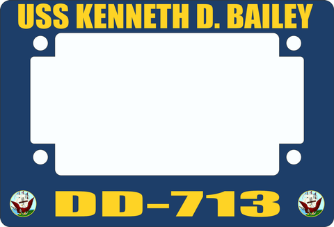 USS Kenneth D. Bailey DD-713 Motorcycle Frame