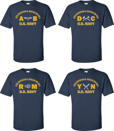 USS KENNETH D. BAILEY DD-713 Rates Apparel