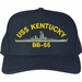 USS Kentucky BB-66 Ship Custom Embroidered Cap