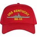 USS Kentucky BB-66 Ship Custom Embroidered Cap