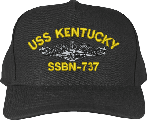 USS Kentucky SSBN-737 Custom Embroidered Cap