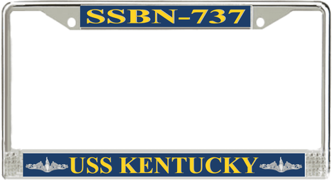 USS Kentucky  SSBN-737 License Plate Frame