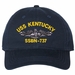 USS Kentucky SSBN-737 with Dolphins Unstructured Dad Cap