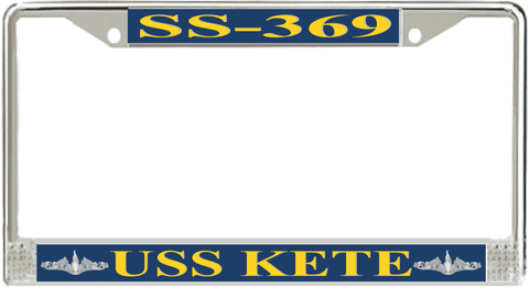 USS Kete SS-369 License Plate Frame