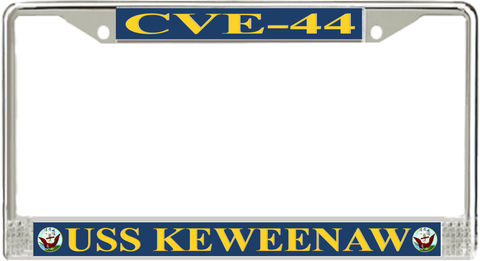 USS Keweenaw CVE-44 License Plate Frame