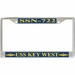 USS Key West SSN-722 License Plate Frame