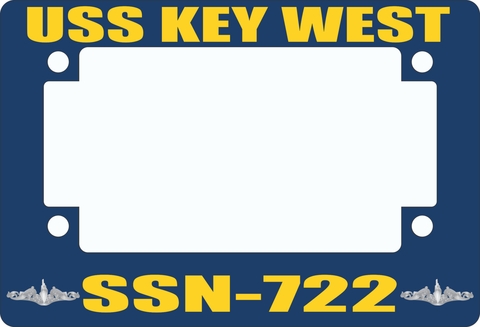USS Key West SSN-722 Motorcycle Frame