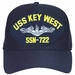 USS Key West SSN-722 ( Silver Dolphins ) Submarine Enlisted Cap