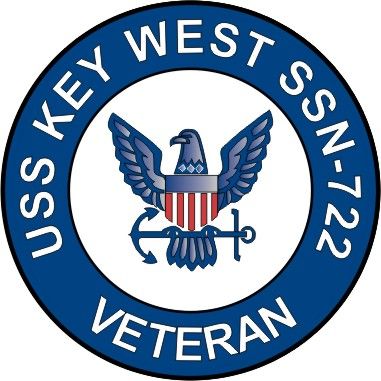 USS Key West SSN-722 Veteran Decal Sticker