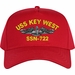 USS Key West SSN-722 with Dolphins Custom Embroidered Cap