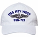 USS Key West SSN-722 with Dolphins Unstructured Dad Cap