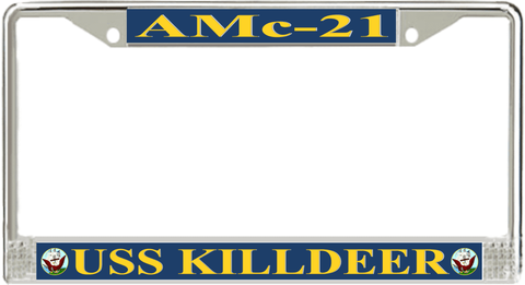 USS Killdeer AMc-21 License Plate Frame