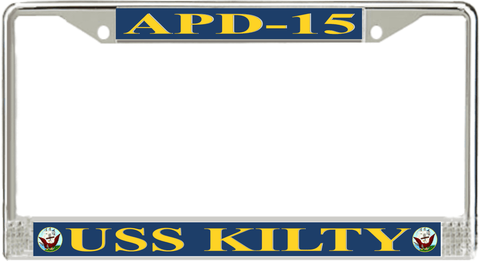 USS Kilty APD-15 License Plate Frame