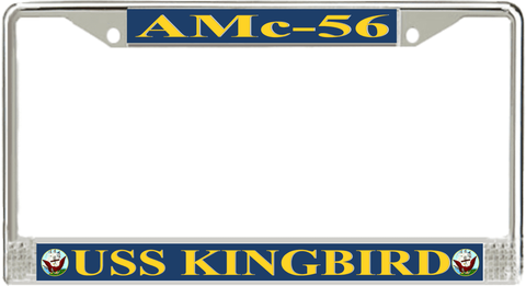 USS Kingbird AMc-56 License Plate Frame