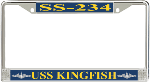 USS Kingfish SS-234 License Plate Frame