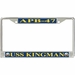 USS Kingman APB-47 License Plate Frame