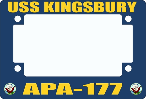 USS Kingsbury APA-177 Motorcycle Frame