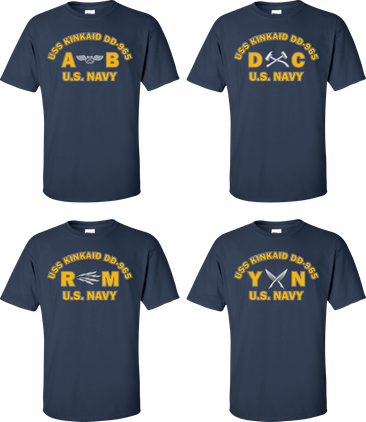 USS KINKAID DD-965 Rates Apparel