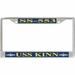 USS Kinn SS-553 License Plate Frame