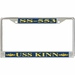 USS Kinn SS-553 License Plate Frame