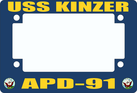 USS Kinzer APD-91 Motorcycle Frame