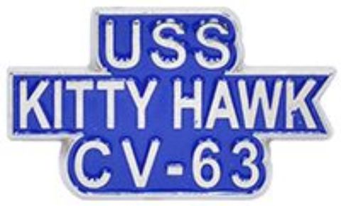 USS Kitty Hawk CV-63 Lapel Pin