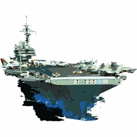 USS Kitty Hawk CV-63 Merchandise Thumbnail Illustration