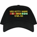 USS Kitty Hawk CVA-63 with Vietnam Service Ribbons Embroidered Cap