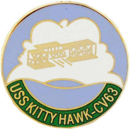 USS Kitty Hawk Lapel Pin