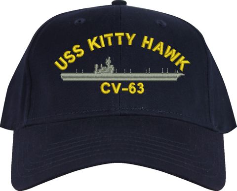 USS Kitty Hawk CV-63 Imported Cap