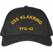 USS Klakring FFG-42 Ship Text Only Custom Embroidered Cap