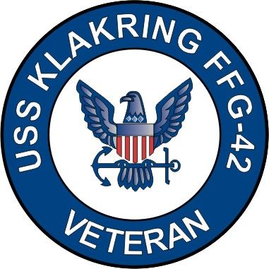 USS Klakring FFG-42 Veteran Decal Sticker