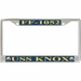 USS Knox FF-1052 License Plate Frame