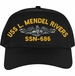 USS L. Mendel Rivers SSN-686 with Dolphins Embroidered Cap